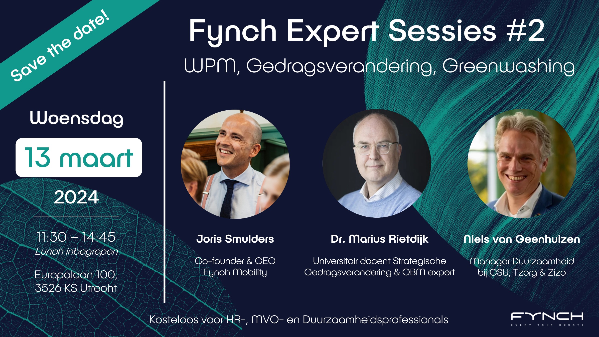 Fynch Expert Sessies #2: 'WPM, Gedragsverandering, Greenwashing'