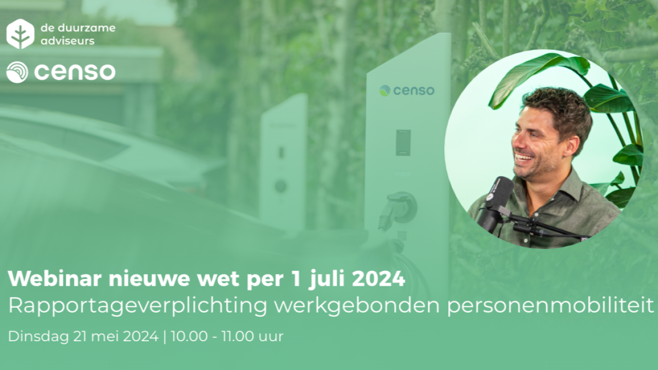 Webinar 'Rapportageverplichting werkgebonden personenmobiliteit'