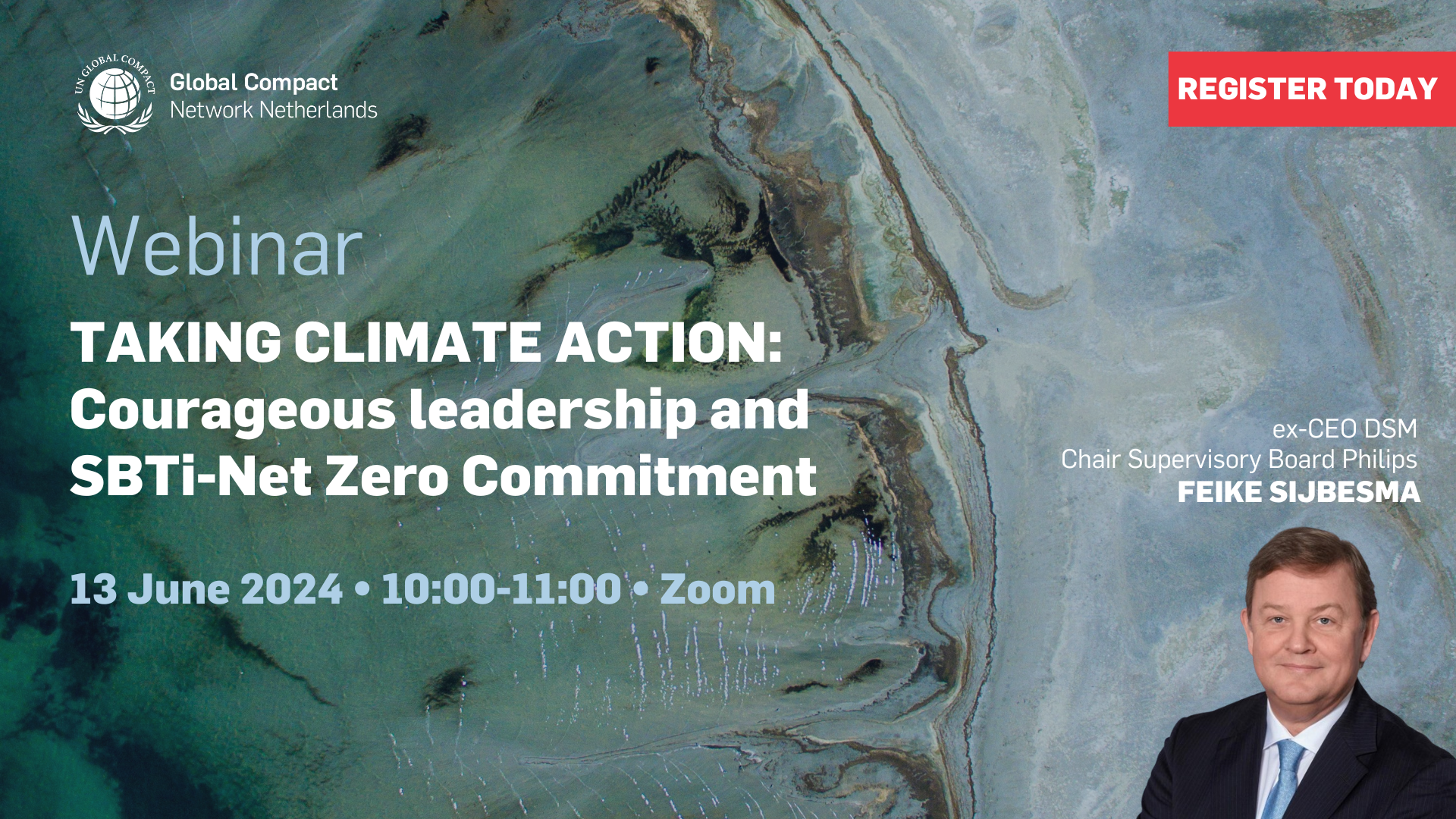 Webinar 'Taking Climate Action: Courageous leadership and SBTi -Net Zero Commitment'