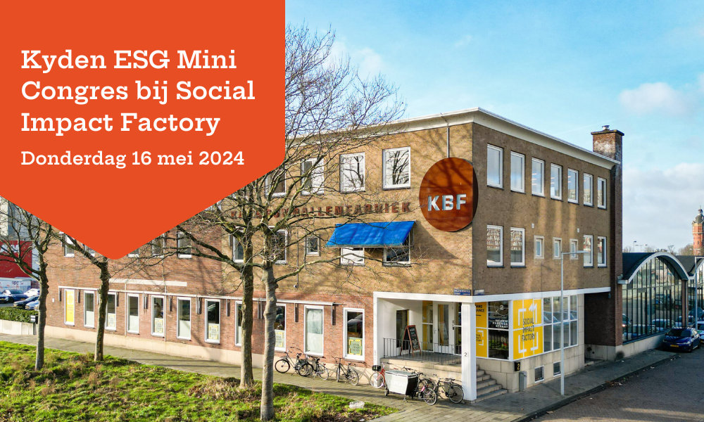 Kyden ESG Mini Congres: "ESG, CSRD, AI & Beyond''