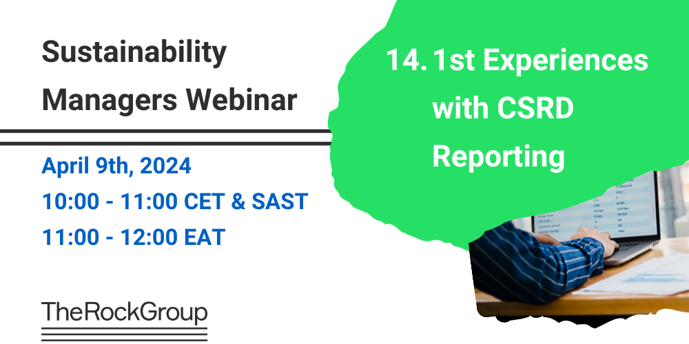 Webinar '1st Experiences with CSRD Reporting'