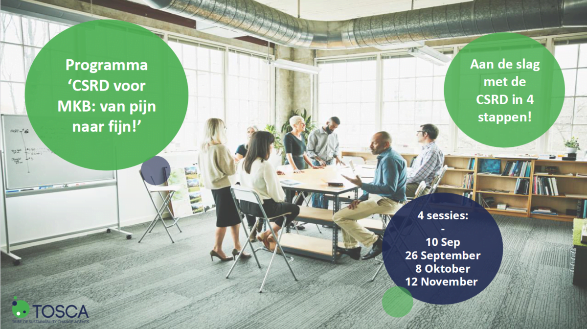 Start Programma 'CSRD voor MKB: van pijn naar fijn'