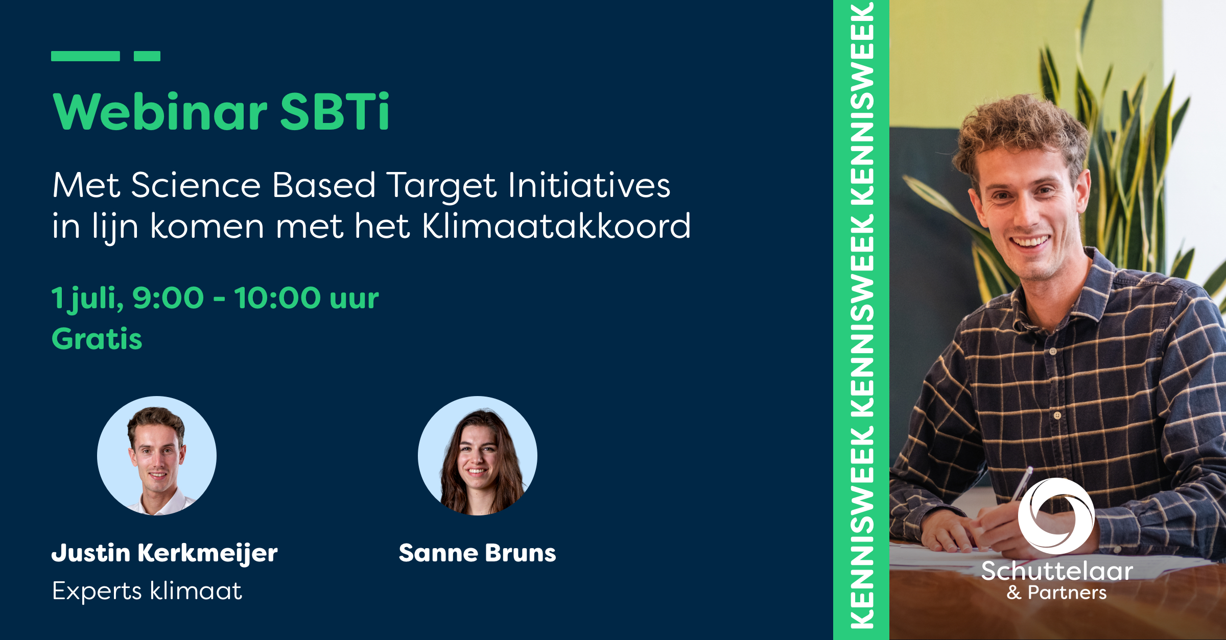 Webinar 'SBTi: Met Science Based Target Initiatives in lijn komen met het Klimaatakkoord'