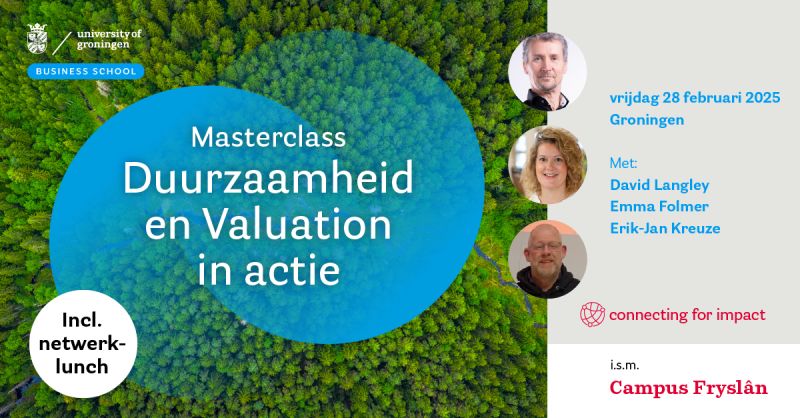 Masterclass: Duurzaamheid en Valuation in actie