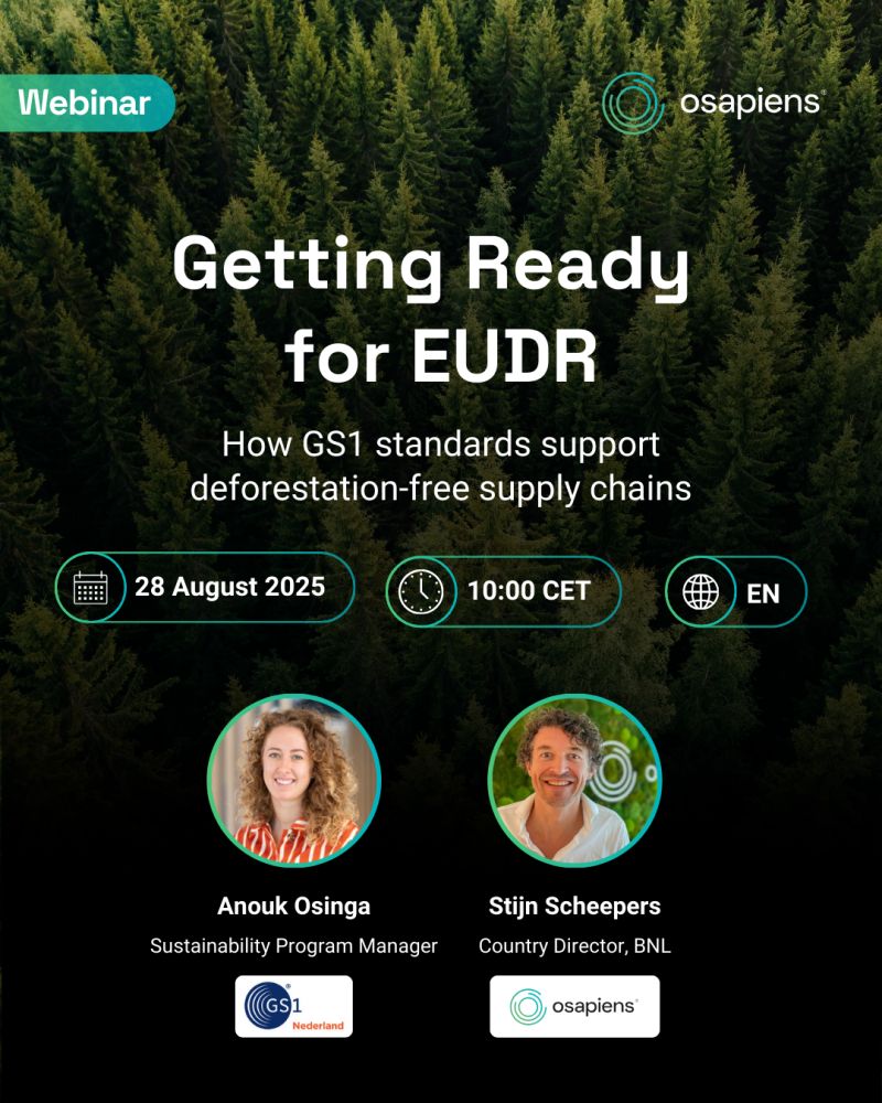 Klaar voor EUDR: hoe GS1-standaarden ontbossingsvrije toeleveringsketens ondersteunen