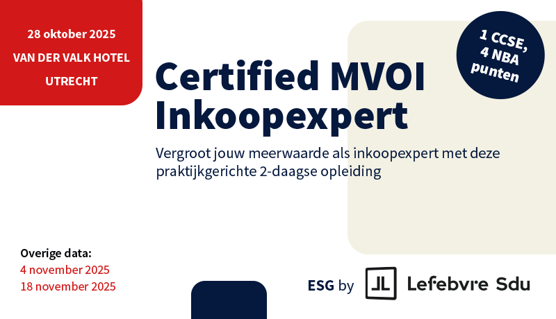 Start training Certified MVOI Inkoopexpert