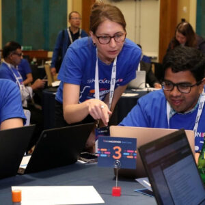 People communicating about what is on their computer