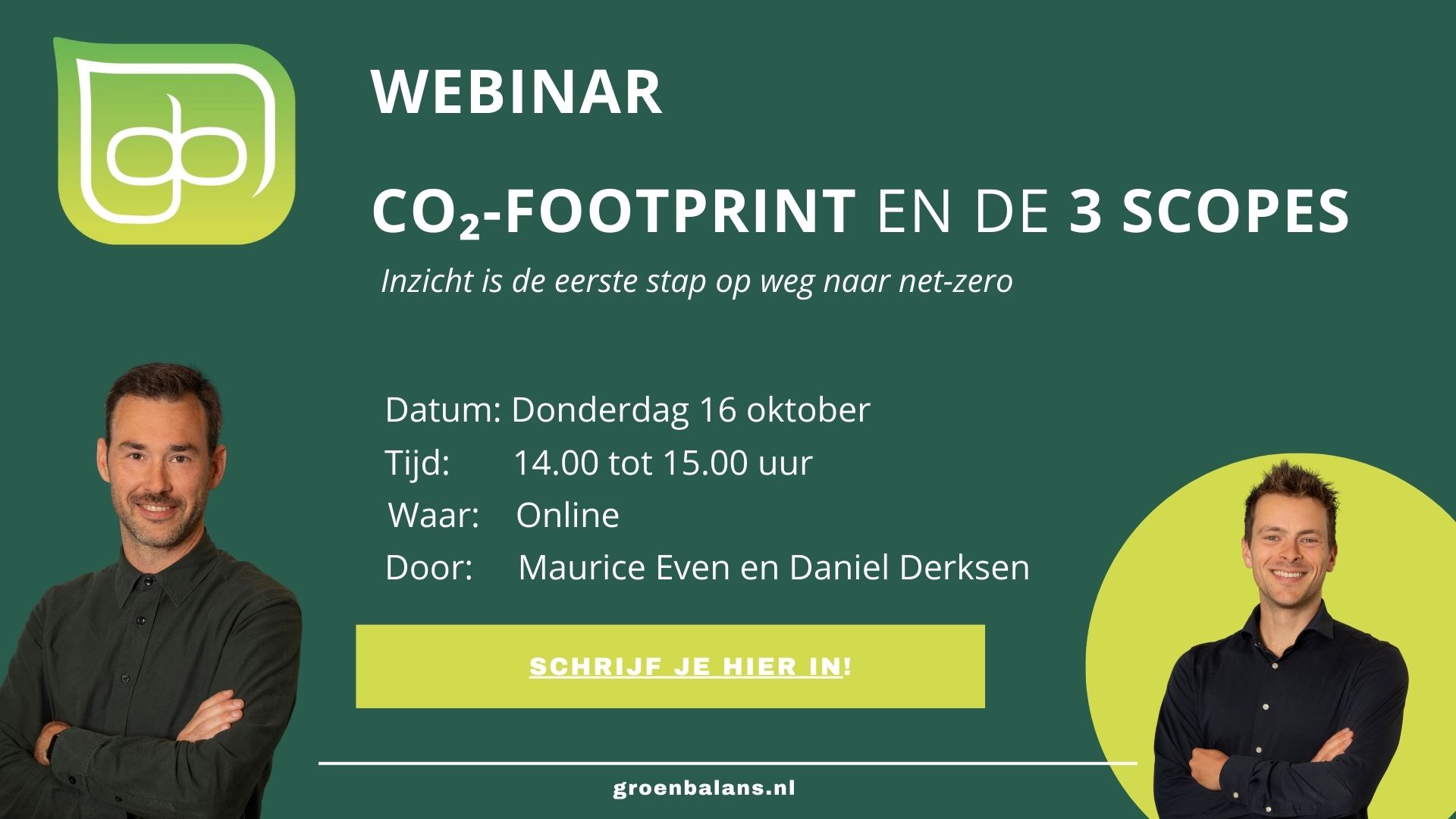 Webinar 'Inzicht in de CO₂-footprint en de drie scopes volgens het Greenhouse Gas Protocol'
