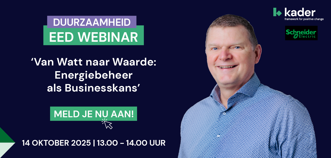 Webinar: Duurzame bedrijfsvoering door energiemanagement