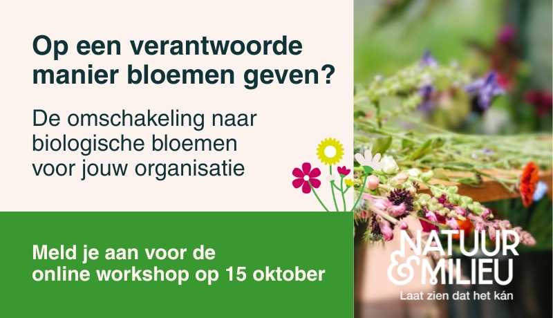 Online workshop 'Zet de stap naar biologische bloemen'