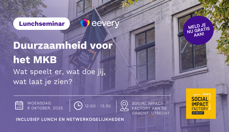 Lunchseminar: Duurzaamheid voor het MKB