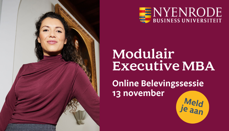 Online inspiratiesessie Modulair Executive MBA (incl. Business and Sustainable Transitions track)