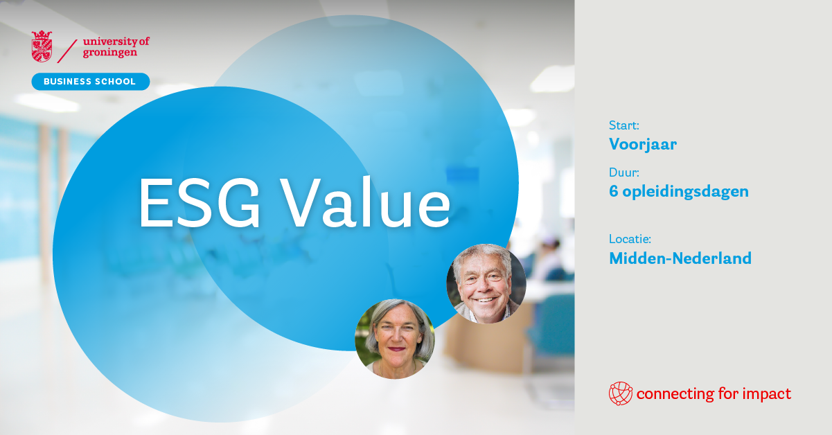 Online Infosessie | Executive programma ESG Value (start maart 2026)