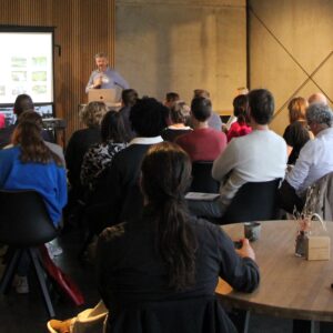 Prof. Erik Meers (UGent) & publiek