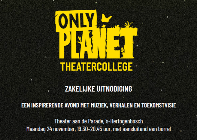 Only Planet Theatercollege voor ondernemers Den Bosch en regio