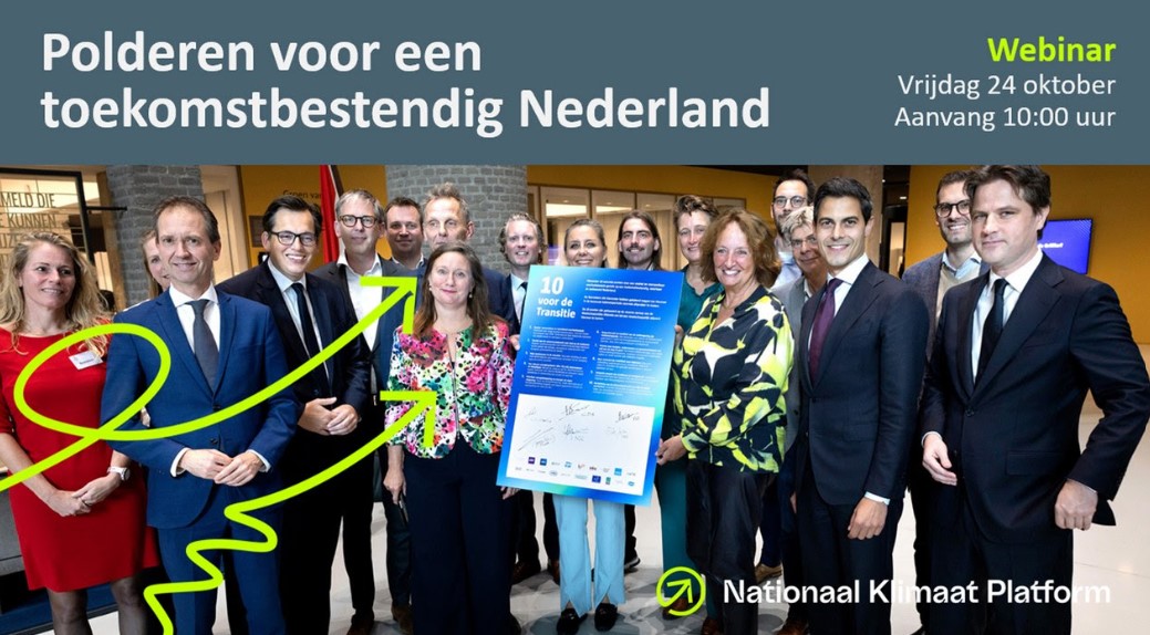 Online Talkshow 'Polderen voor een toekomstbestendig Nederland'