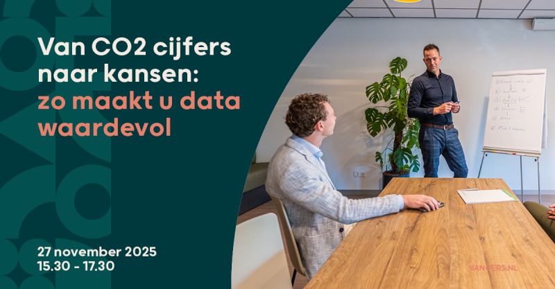 Inspiratiesessie 'Van CO2 cijfers naar kansen: zo maakt u data waardevol'