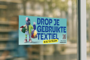 The Terrace helpt Stichting UPV Textiel met gedragscampagne over textielinzameling