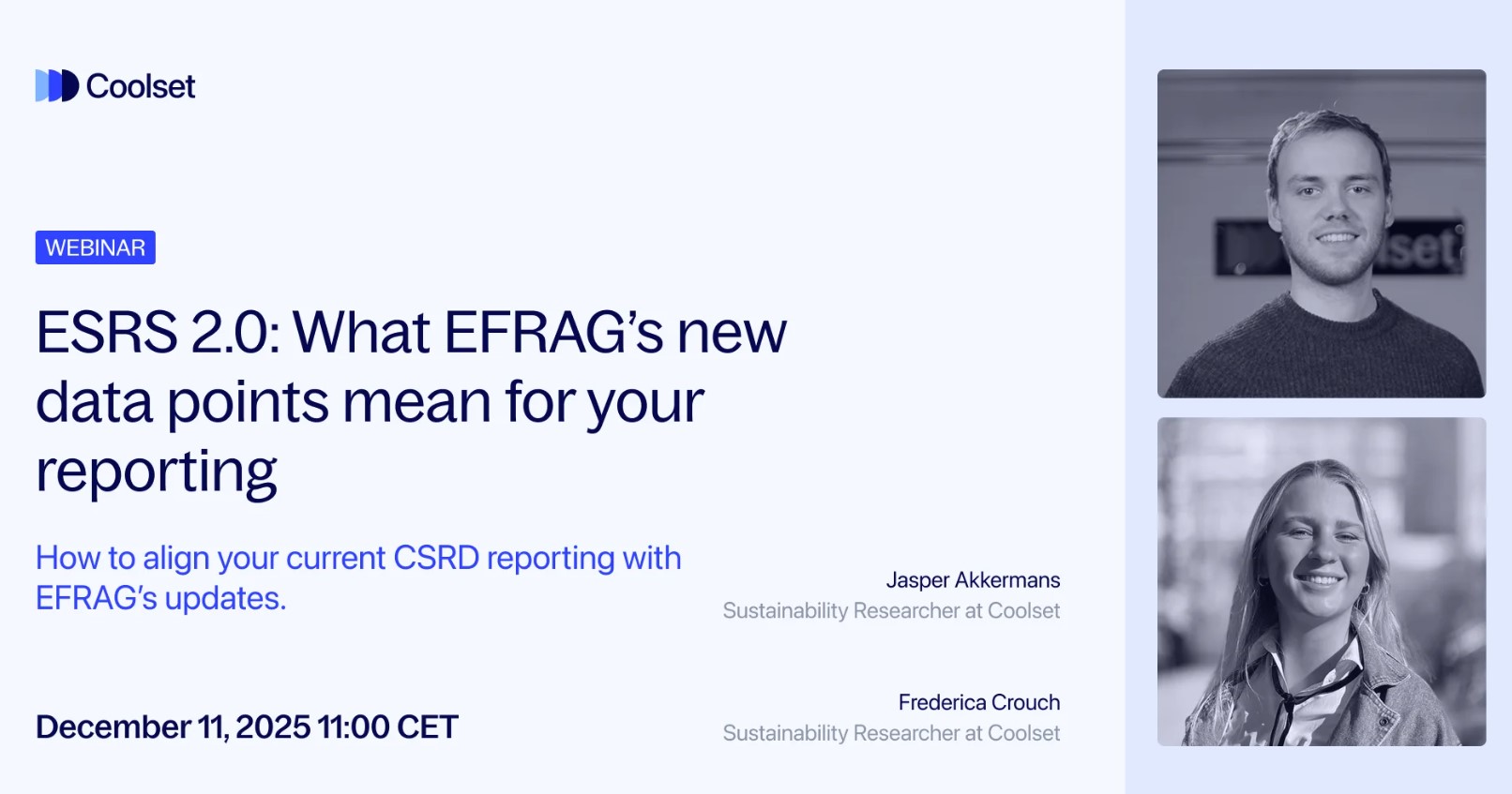 Webinar: ESRS 2.0: Wat de nieuwe datapunten van EFRAG betekenen voor uw rapportage