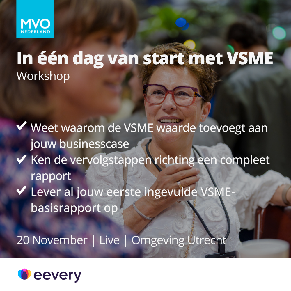 Workshop: in één dag van start met VSME
