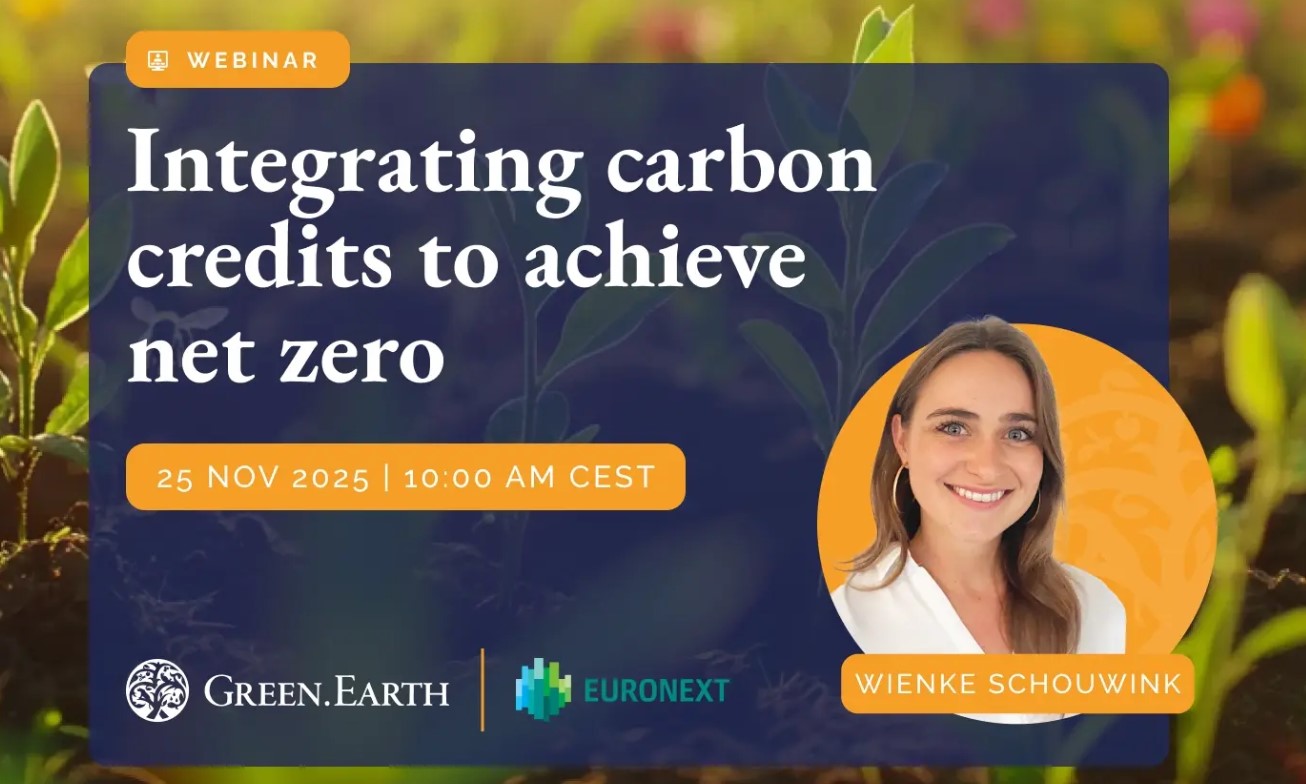 Live webinar: Integrating carbon credits to achieve net zero