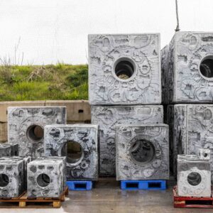 Reef cubes® in the yard (various sizes and textures)