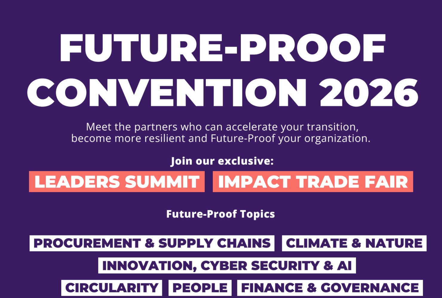 Future Proof Leaders Summit 2026
