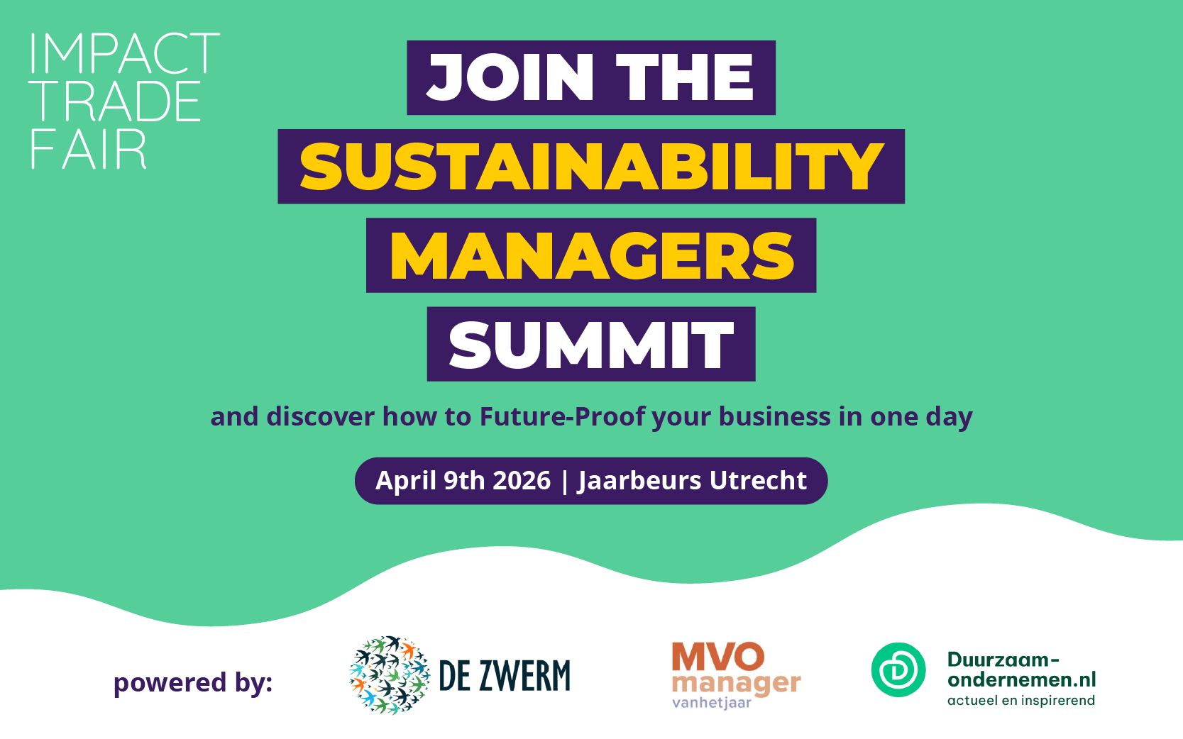 Sustainability Managers Summit 2026 - Impact Trade Fair