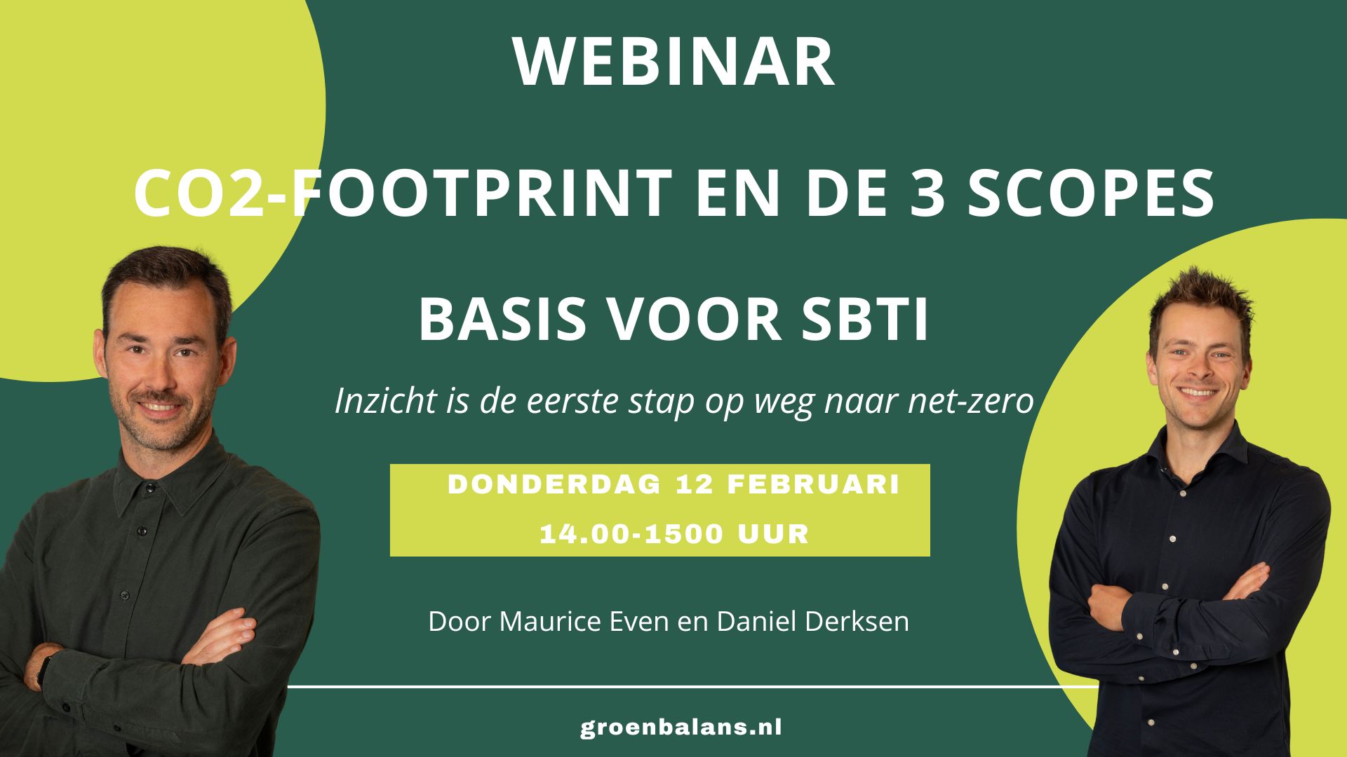 Webinar 'CO₂-footprint en drie scopes; de basis voor SBTi'
