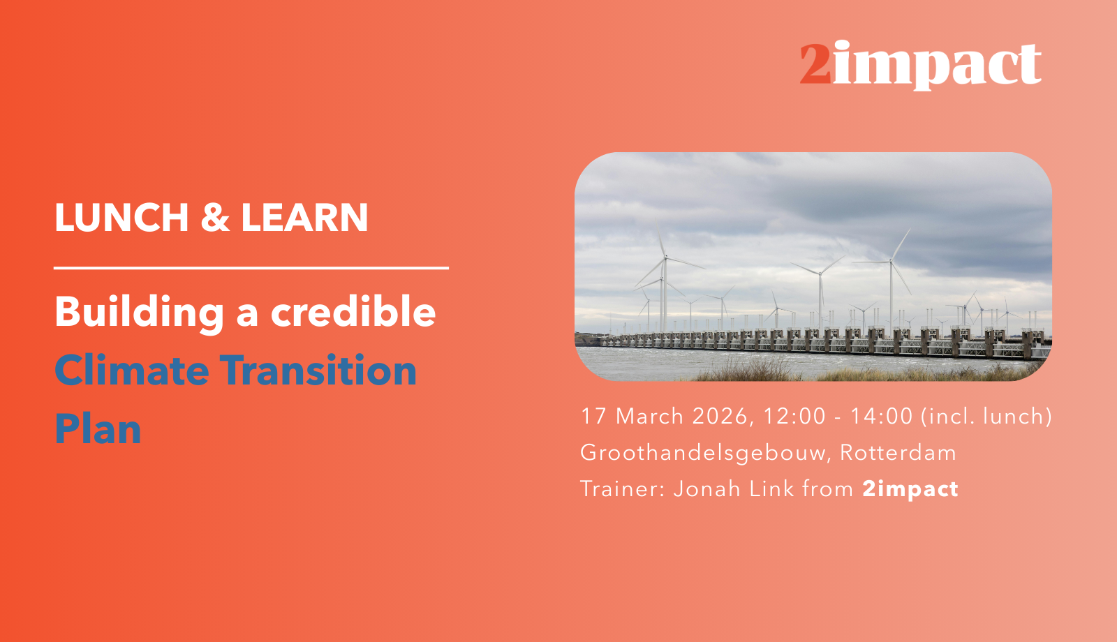 Lunch & Learn – Building a credible climate transition plan