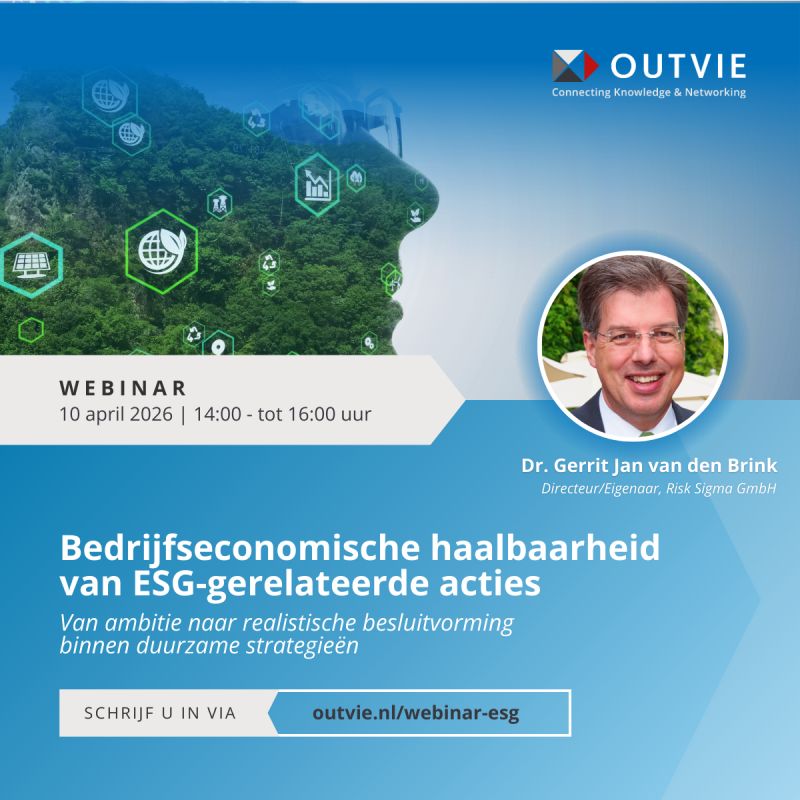 Webinar: Bedrijfseconomische haalbaarheid van ESG-gerelateerde acties