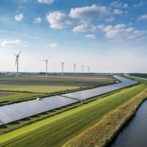 Wind, sun and water energy.