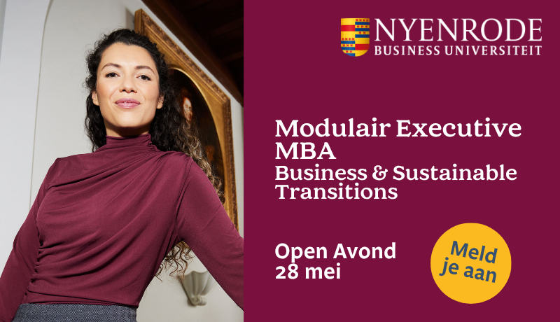 Open avond Modulair Executive MBA Business and Sustainable Transitions