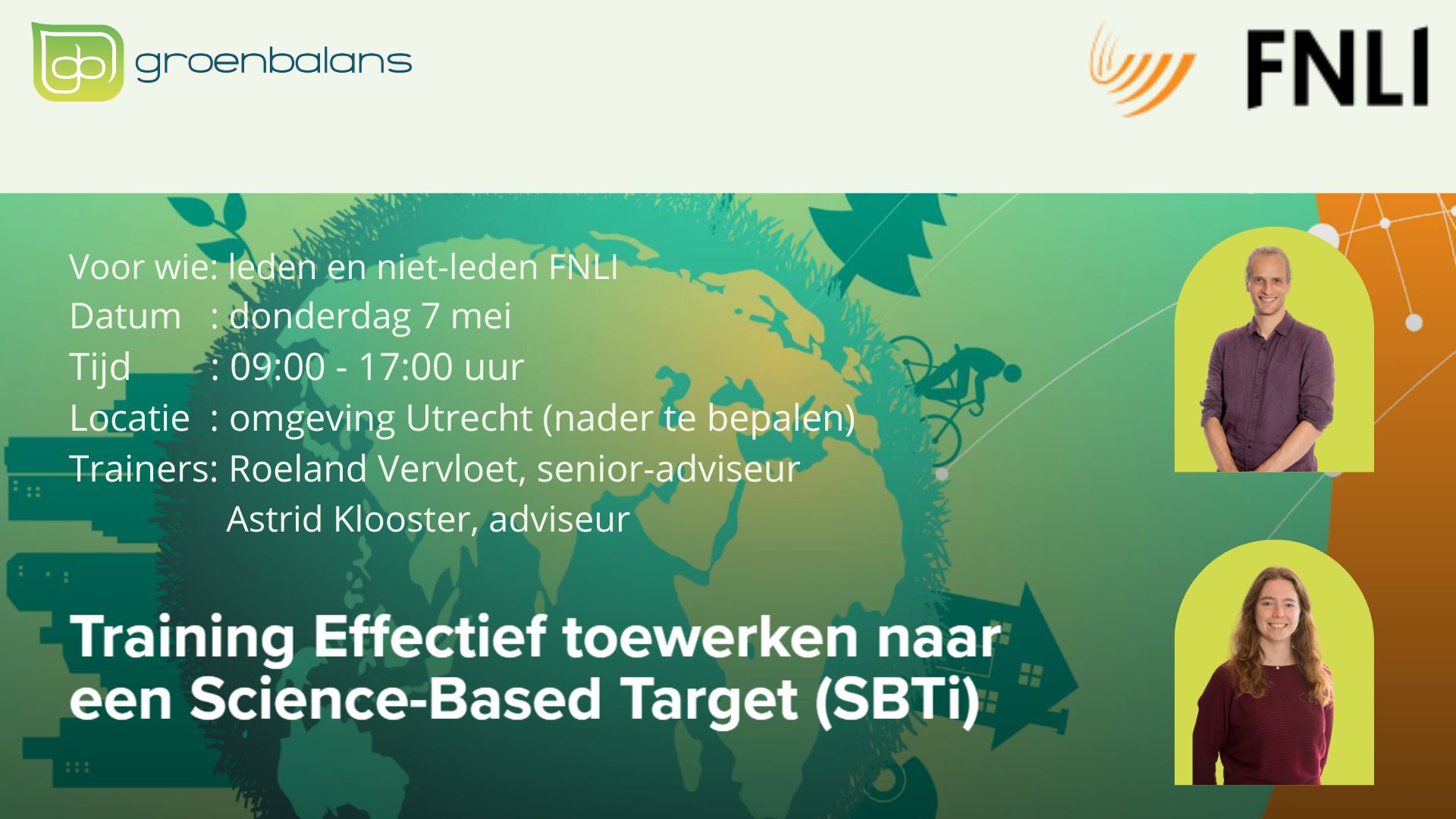 Training: Effectief toewerken naar science-based targets (SBTi)