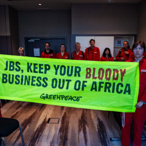 Greenpeace Netherlands Activists Disrupt JBS Shareholders’ Meeting in Amsterdam