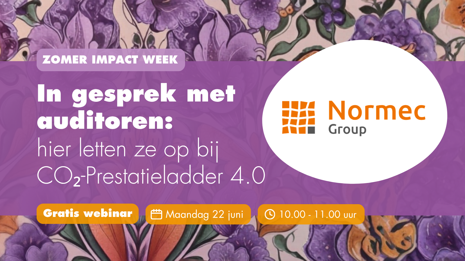Webinar 'In gesprek met auditoren over CO₂-Prestatieladder 4.0'