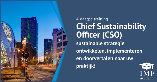 Start Chief Sustainability Officer (CSO) – 4-daagse opleiding
