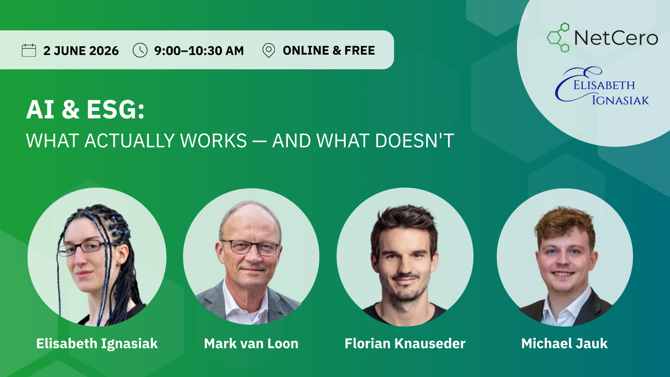 Webinar 'AI & ESG: What Actually Works — and What Doesn't'
