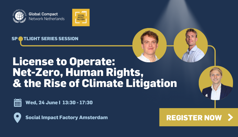 Event 'License to Operate: Net Zero, Human Right and the Rise of Climate Litigation'