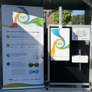 Nederlandse wereldprimeur maakt cv-ketel geschikt voor aardgas, groen gas én waterstof