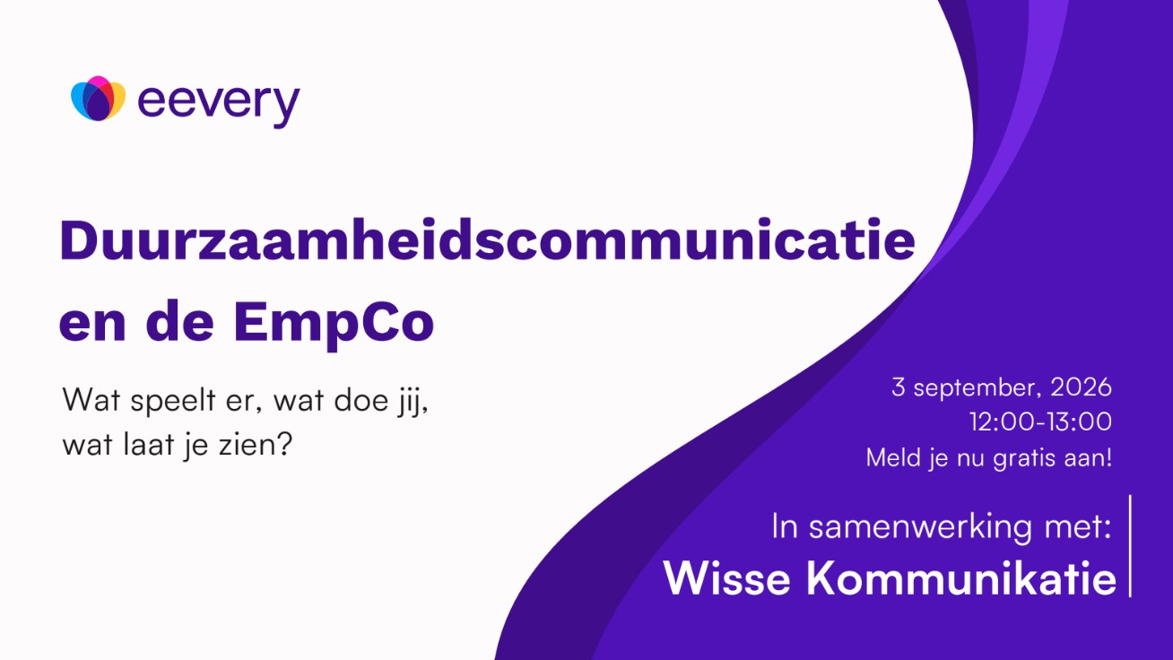 Lunch webinar: Duurzaamheidscommunicatie en de Empco