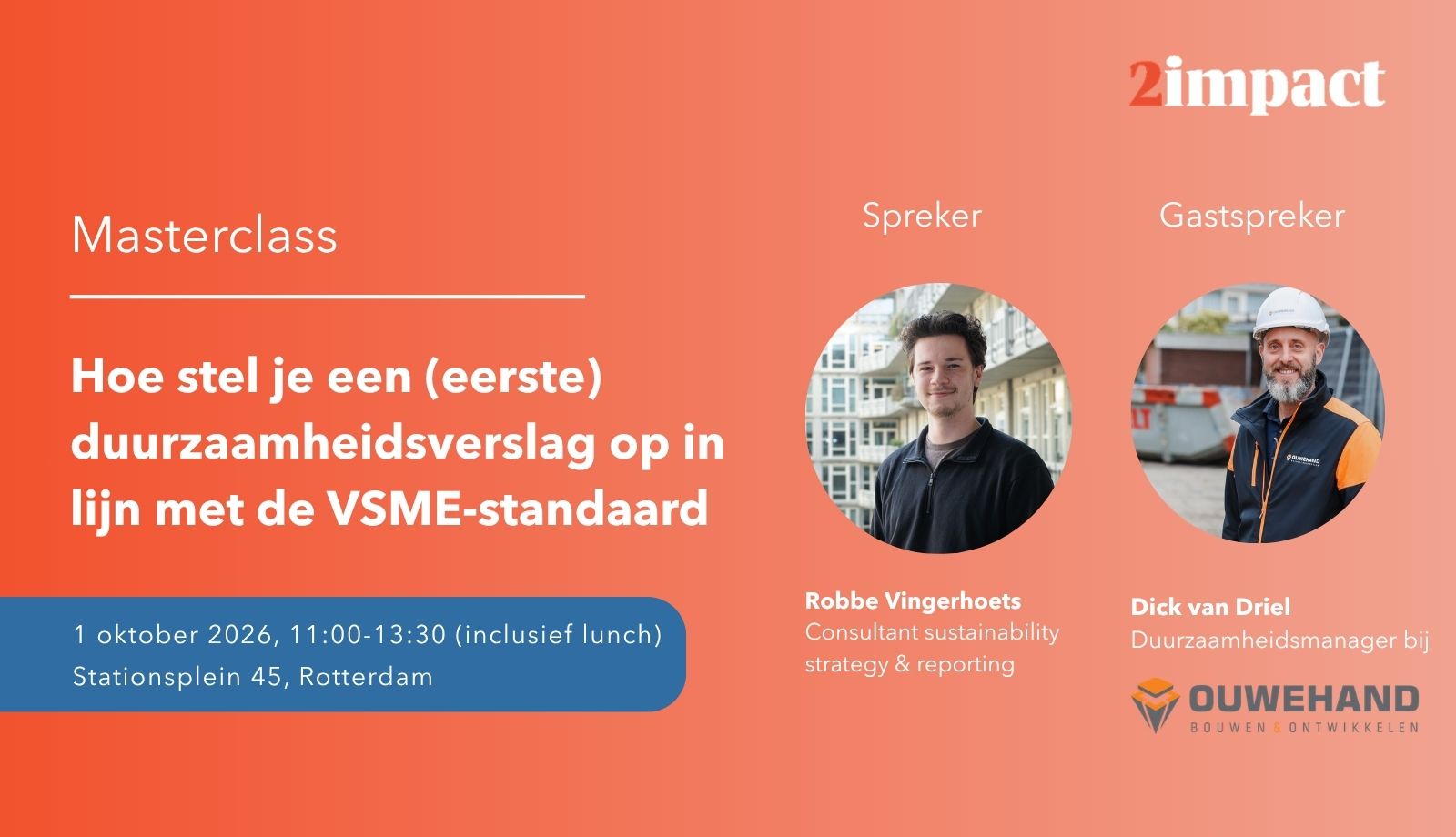 Masterclass: Hoe stel je een (eerste) duurzaamheidsverslag op in lijn met de VSME-standaard
