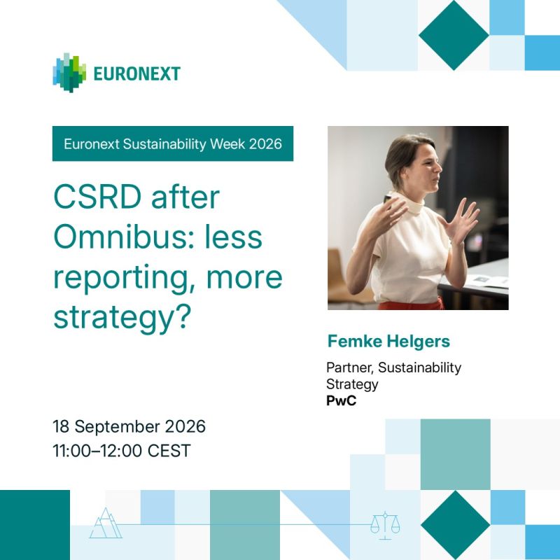 Webinar 'CSRD after Omnibus: less reporting, more strategy?'