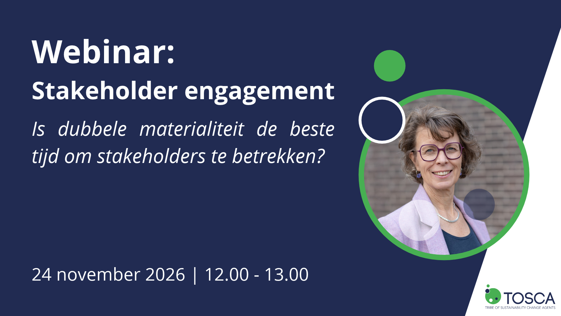 Webinar Stakeholder engagement
